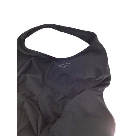 Athleta Black V-Neck One-Piece Swimsuit Size Tall Large - Picture 4 of 9